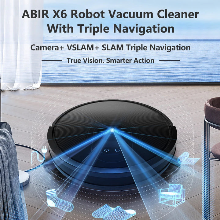 Abir X6 Smart Robot Vacuum Cleaner