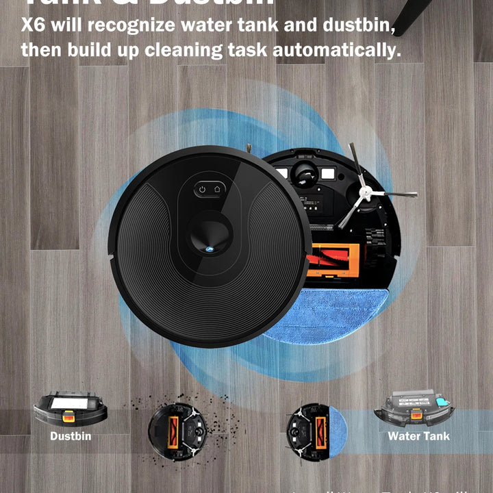 Abir X6 Smart Robot Vacuum Cleaner