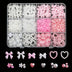 500PCS 3D Nail Art Decoration Kit with Resin Bows, Flat Back Pearls, and Assorted Shapes – Unscented DIY Craft Embellishments