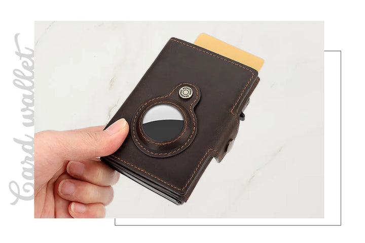 EliteGuard Leather Smart Wallet