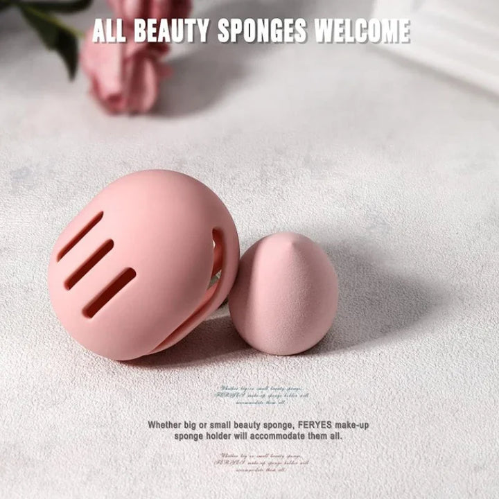 Eco-Friendly Silicone Makeup Sponge Holder – Clean & Safe