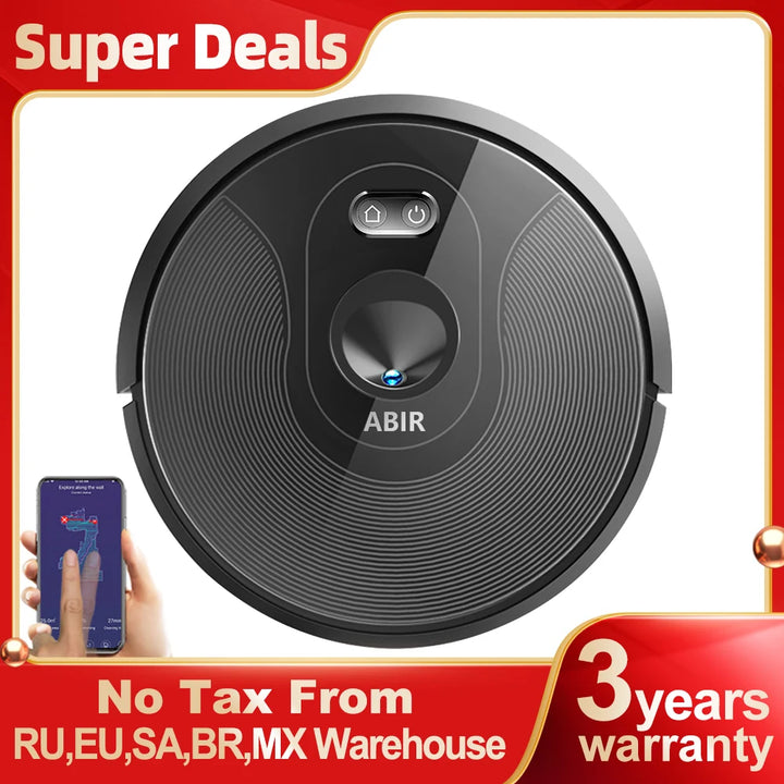 Abir X6 Smart Robot Vacuum Cleaner