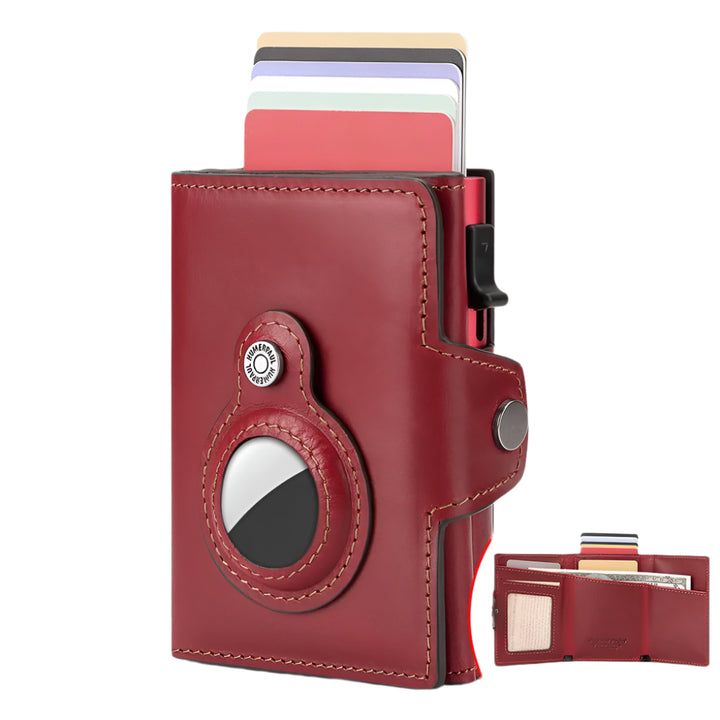 LuxGuard Smart Leather Wallet