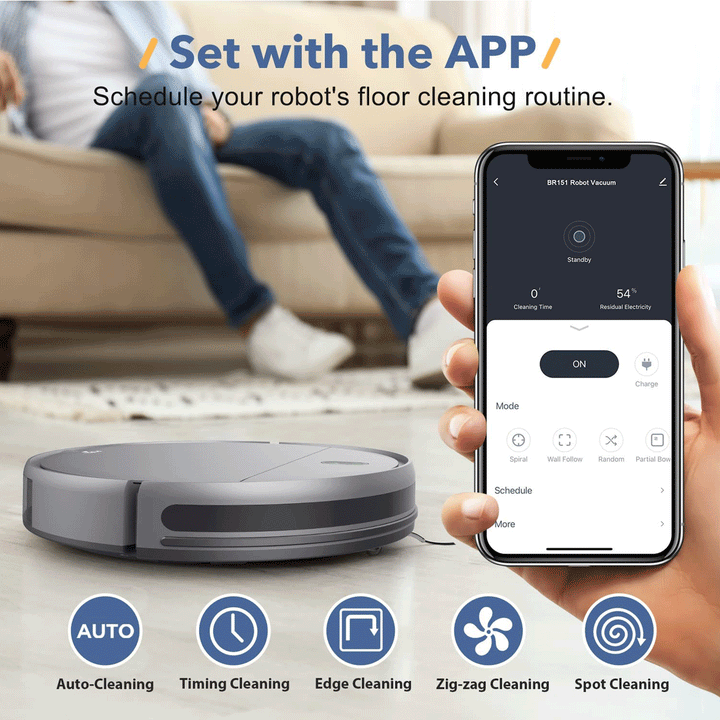 Goovi BR151 Robot Vacuum Cleaner