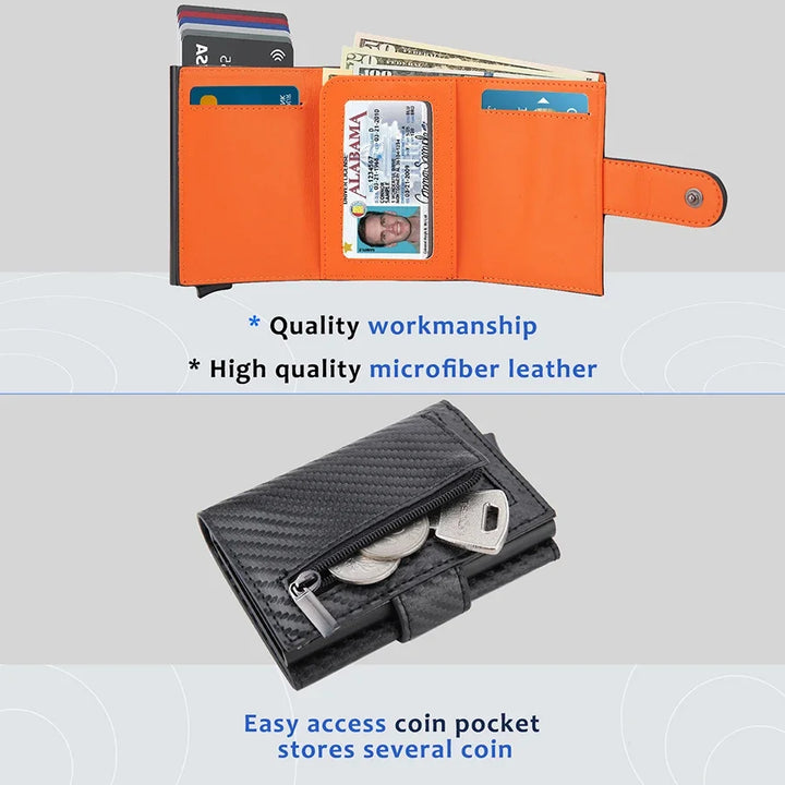 CarbonFlex RFID Mini Wallet