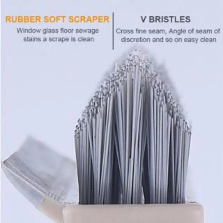 CleanEase 2-in-1 Adjustable Bathroom Brush