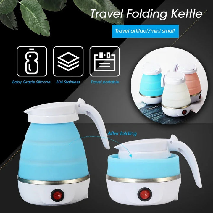 TravelEase Foldable Electric Teapot