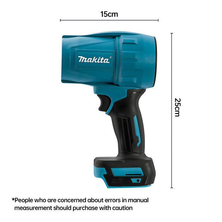 Makita 18V Violent Blower 30000RPM Turbo Jet Fan Electric Air Duster wind speed Turbo Rechargeable with Light Car Cleanin - Image 37823973883997