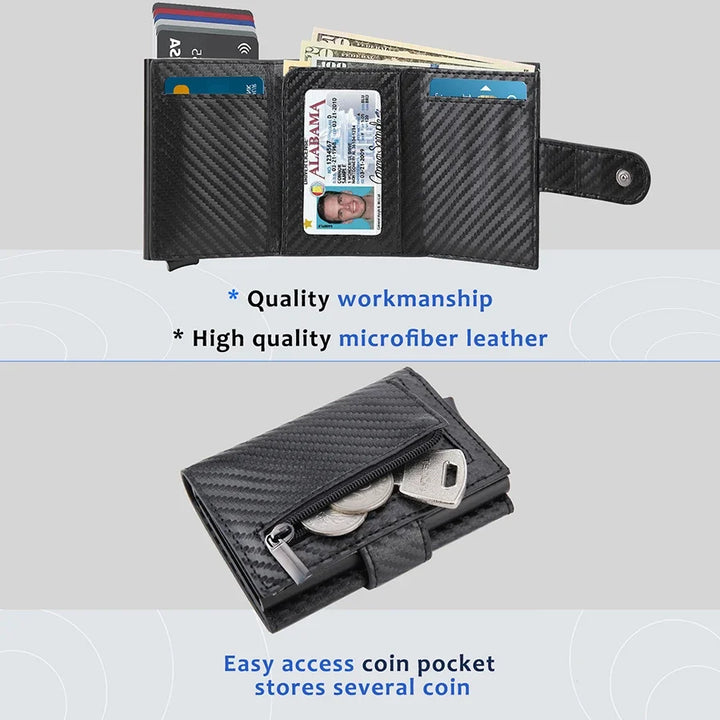 CarbonFlex RFID Mini Wallet