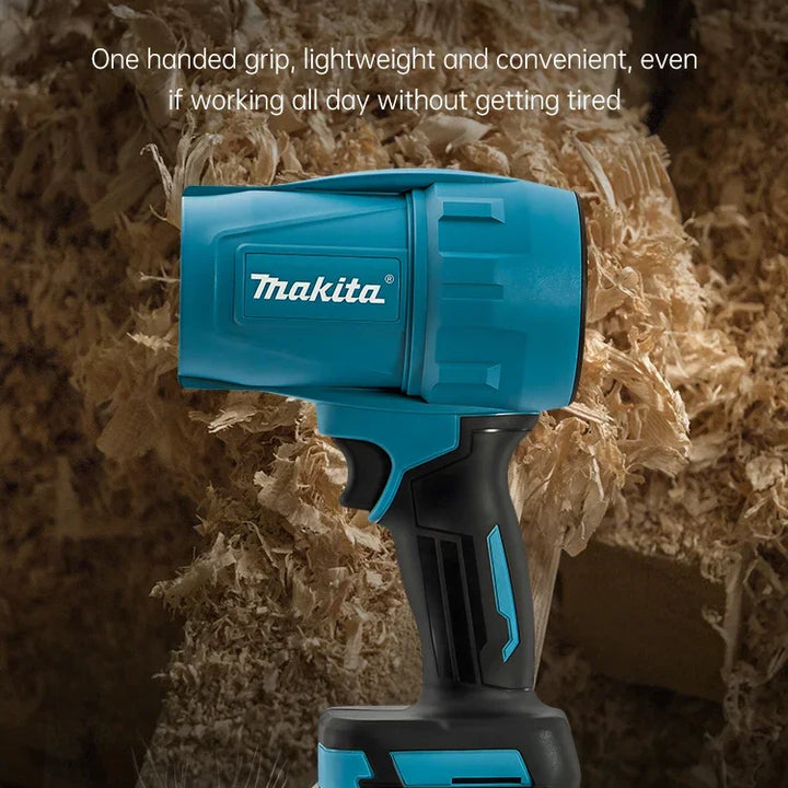 Makita 18V Violent Blower 30000RPM Turbo Jet Fan Electric Air Duster wind speed Turbo Rechargeable with Light Car Cleanin - Image 37823973916765