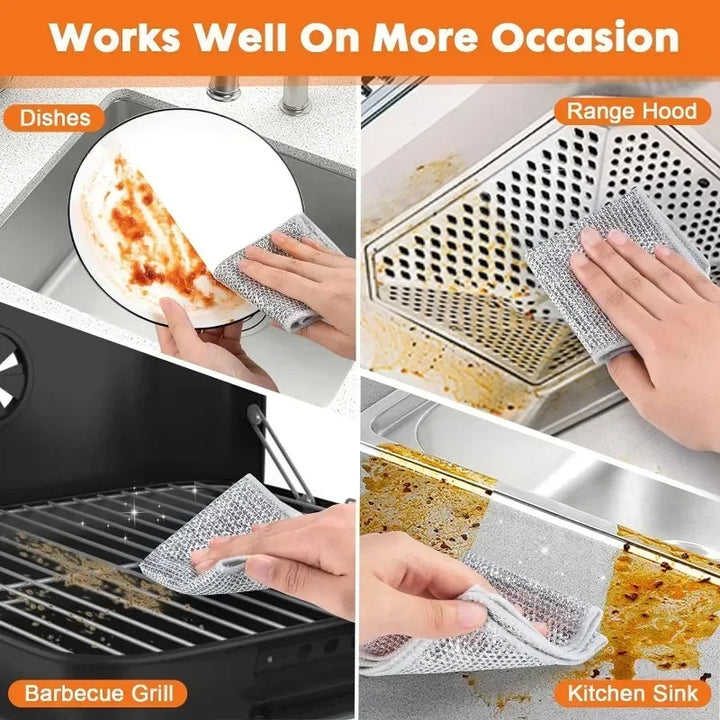 ScrubMaster Steel Wire Dishcloths