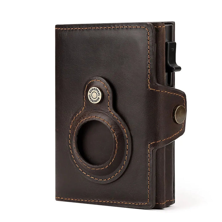 EliteGuard Leather Smart Wallet