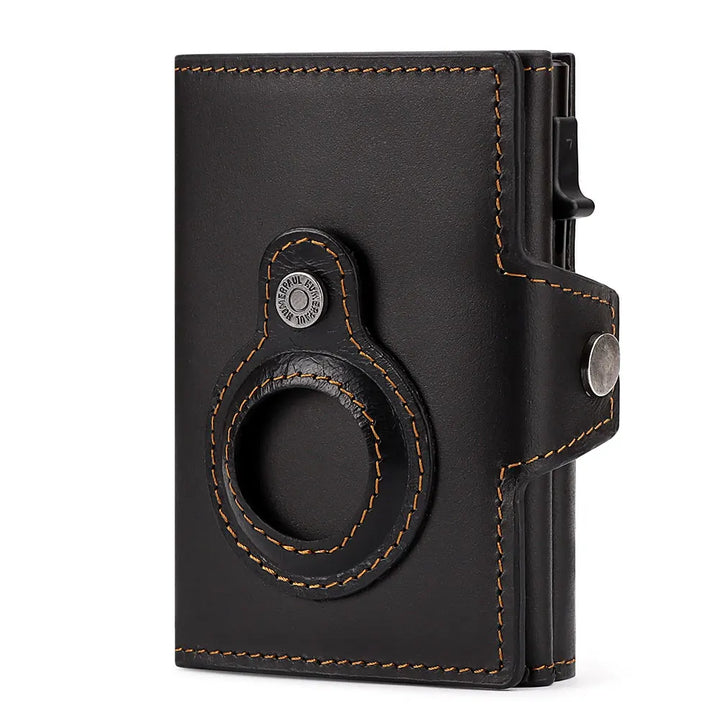 EliteGuard Leather Smart Wallet