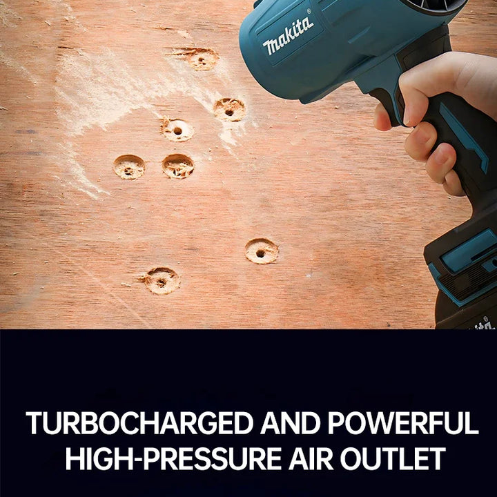 Makita 18V Violent Blower 30000RPM Turbo Jet Fan Electric Air Duster wind speed Turbo Rechargeable with Light Car Cleanin - Image 37823973458013