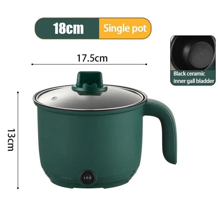 CookMaster 1.5L Mini Rice Cooker & Multifunctional Pot