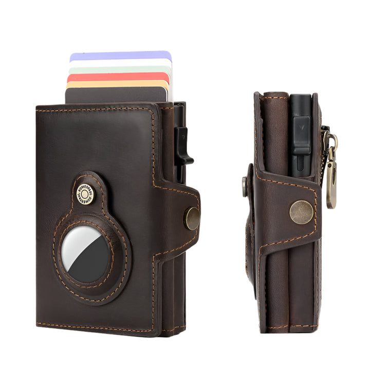 EliteGuard Leather Smart Wallet