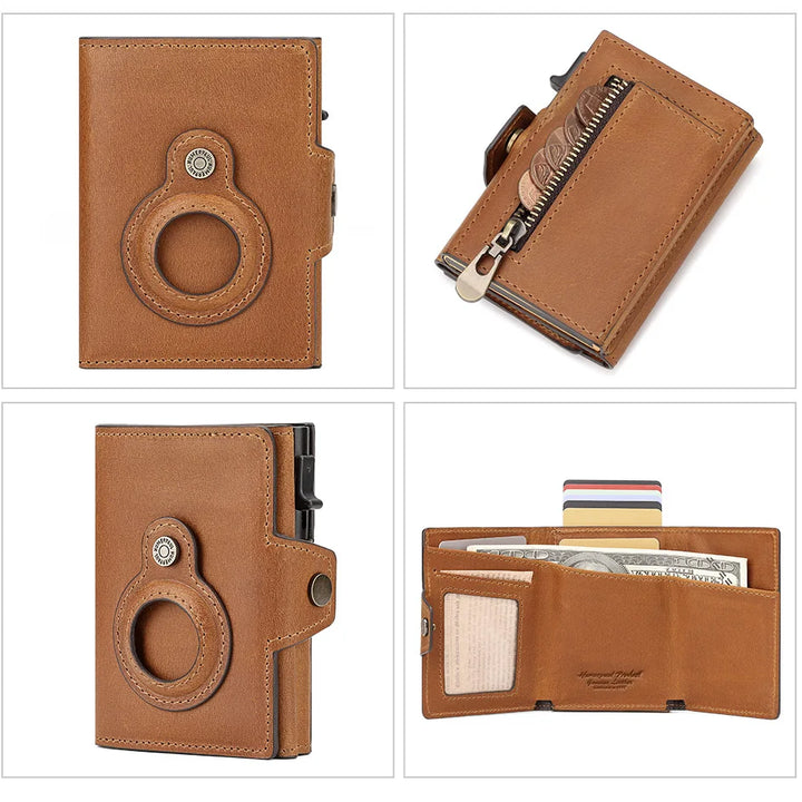 EliteGuard Leather Smart Wallet